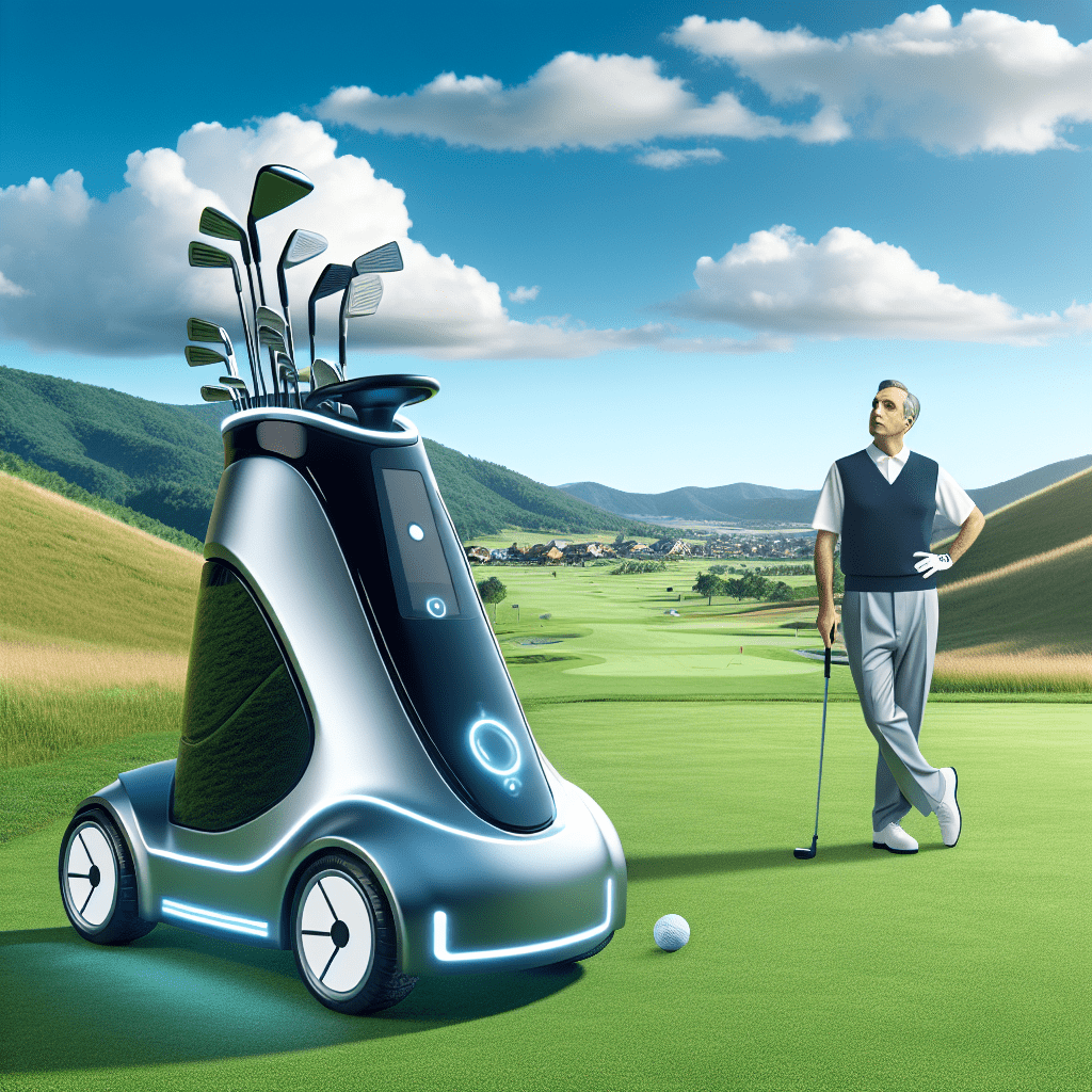 Electric Golf Caddy Follows You