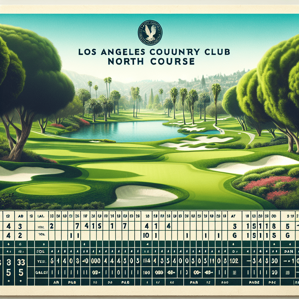 Los Angeles Country Club North Course Scorecard