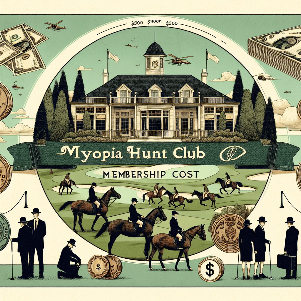 Myopia Hunt Club Membership Cost