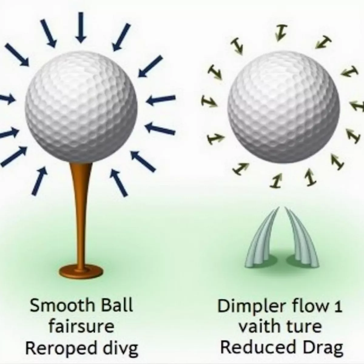 Airflow Comparison: Smooth Vs. Dimpled Golf Ball