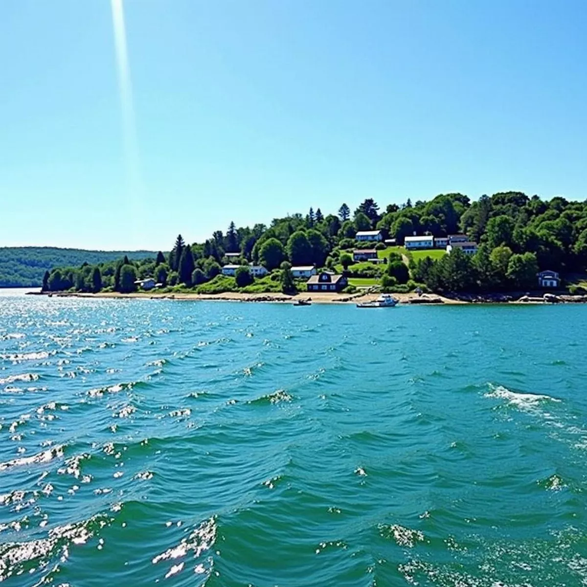 Arriving At Fishers Island By Ferry