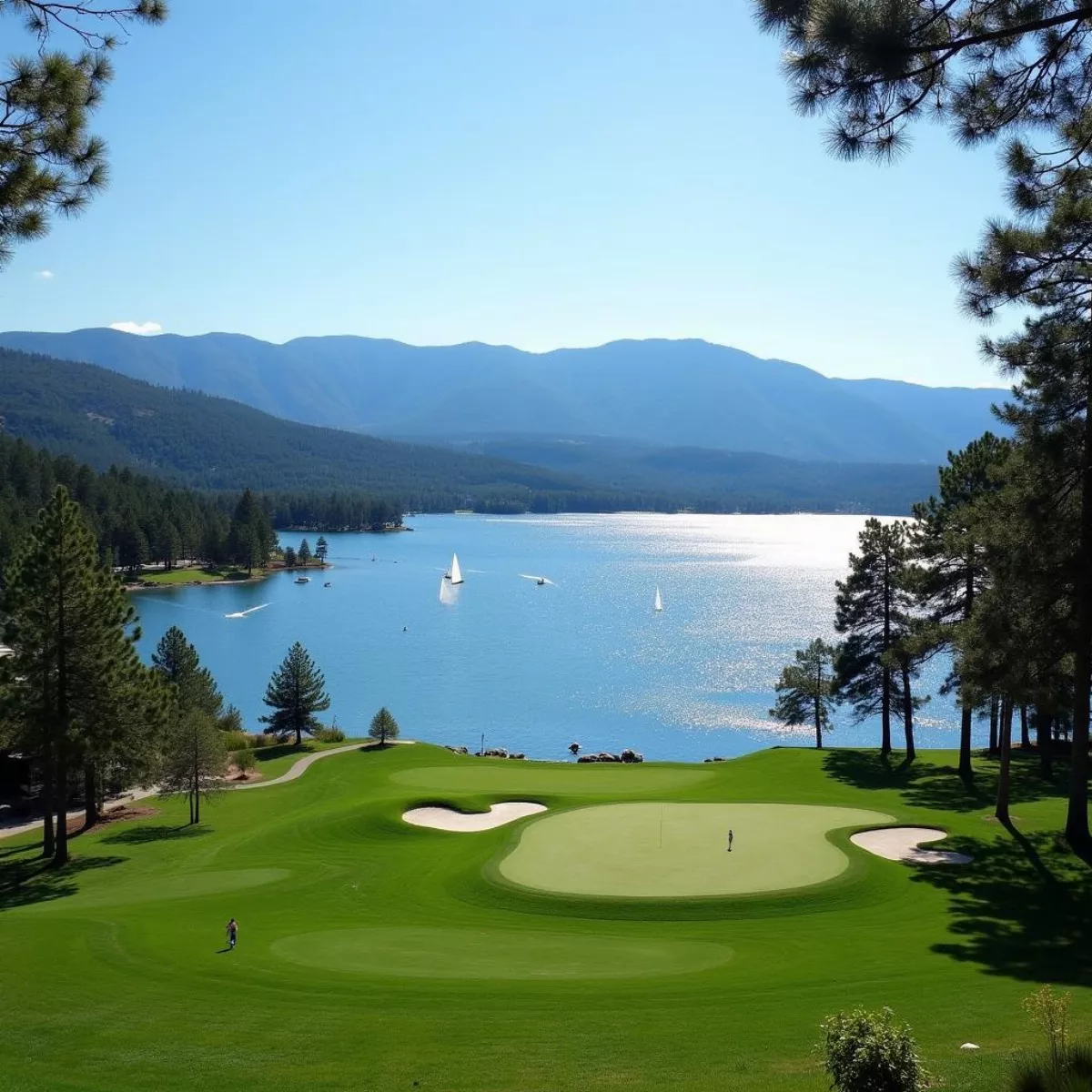 Lake Arrowhead View From Arrowhead Country Club