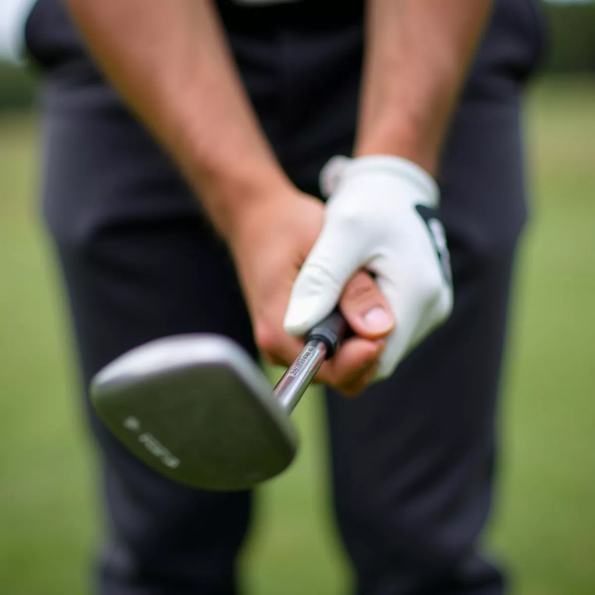 Close Up Golfer Grip