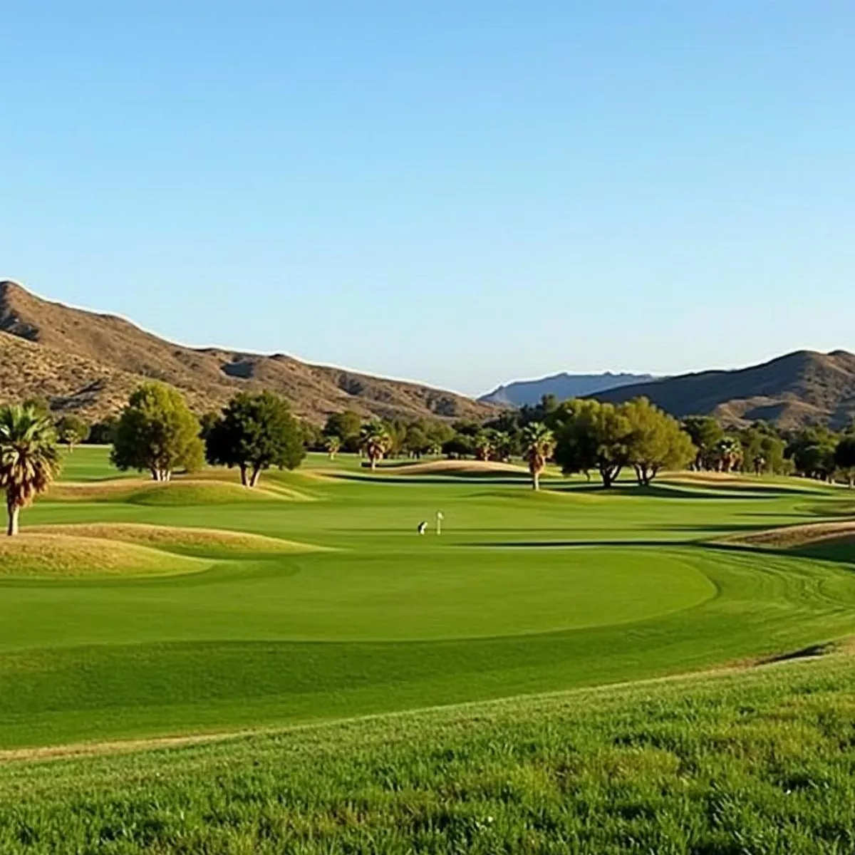 Coyote Hills Golf Course Driving Range With Scenic View