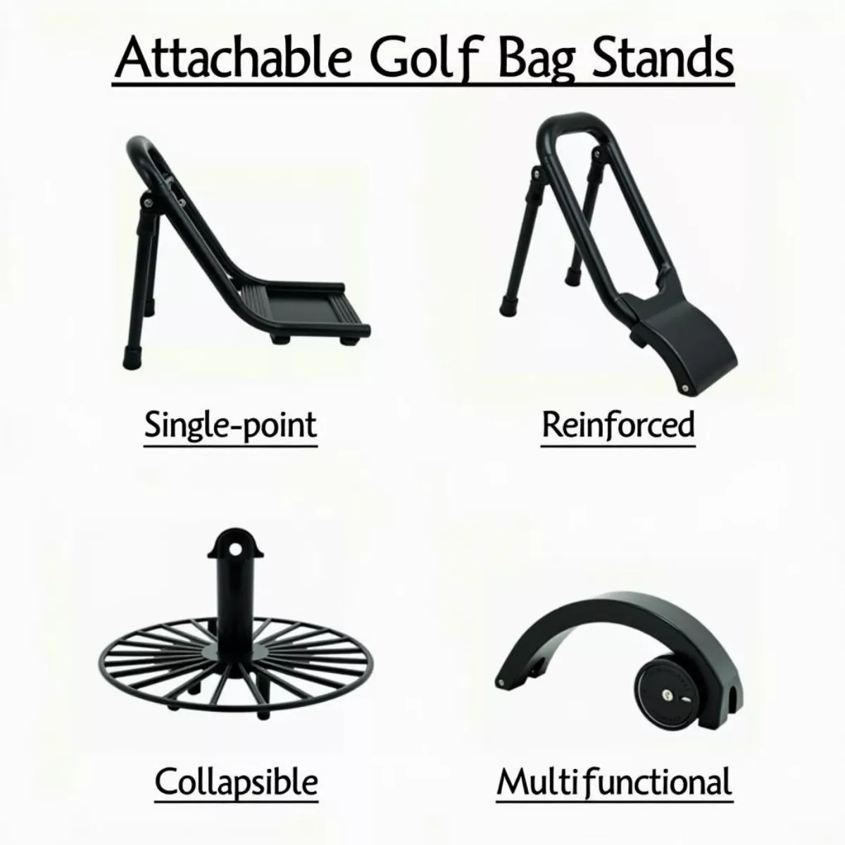 Different Types Of Attachable Golf Bag Stands