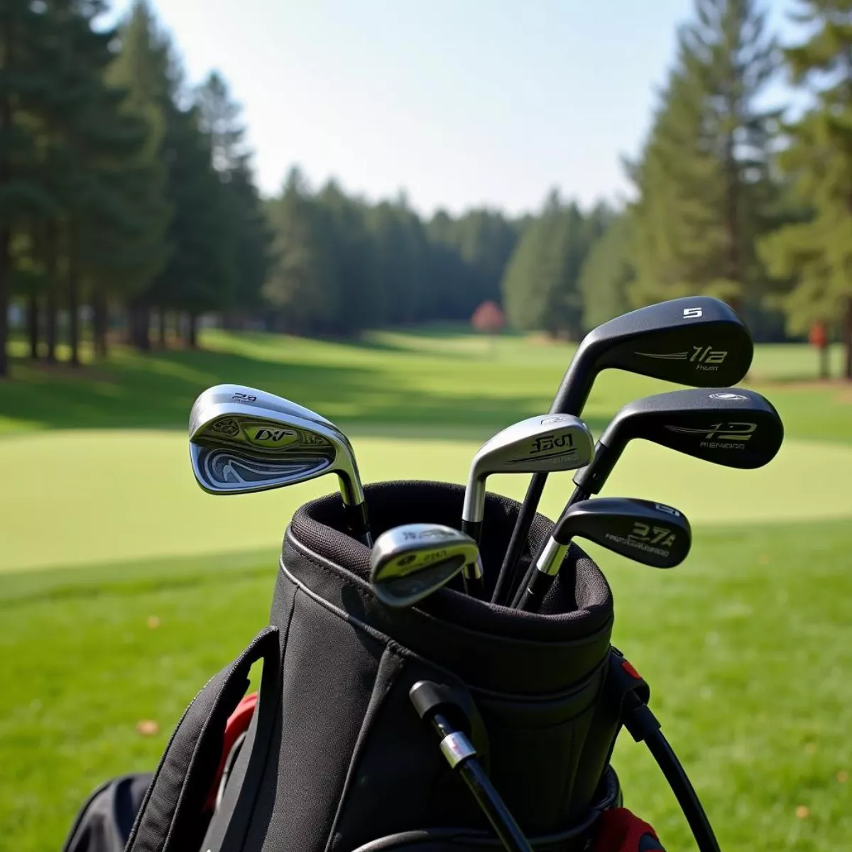 Golf Bag And Clubs