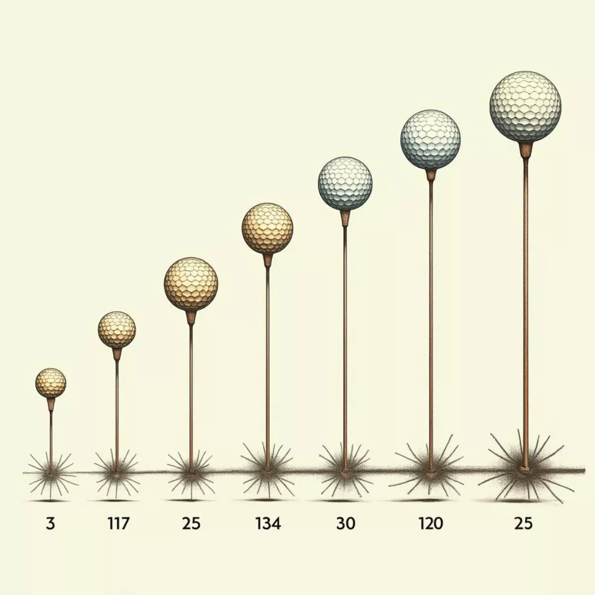 Golf Ball Evolution Timeline