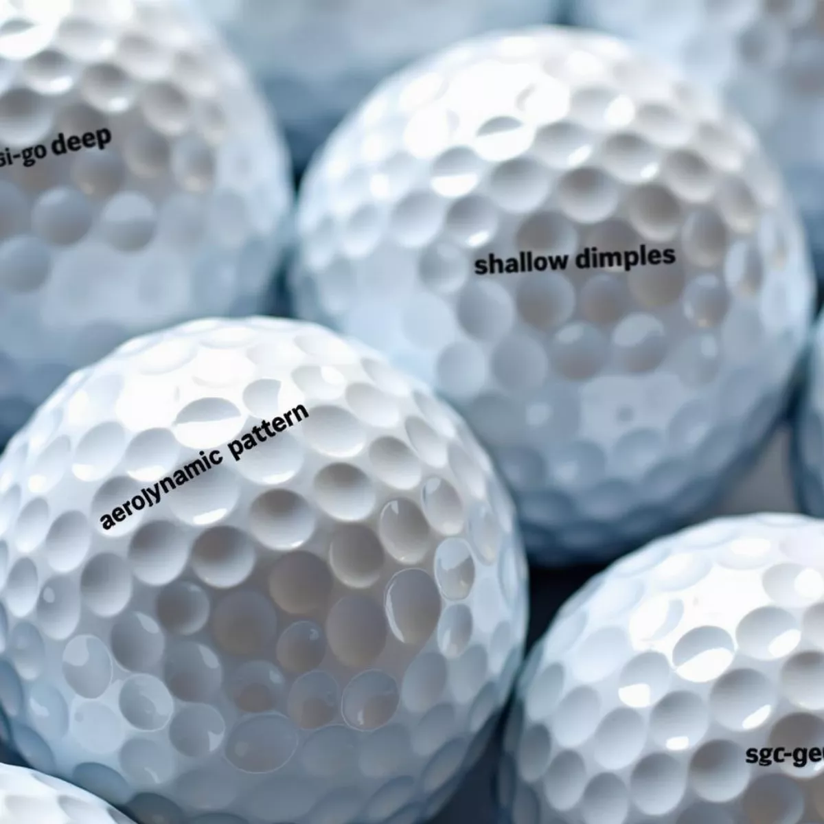 Golf Balls With Different Dimple Patterns