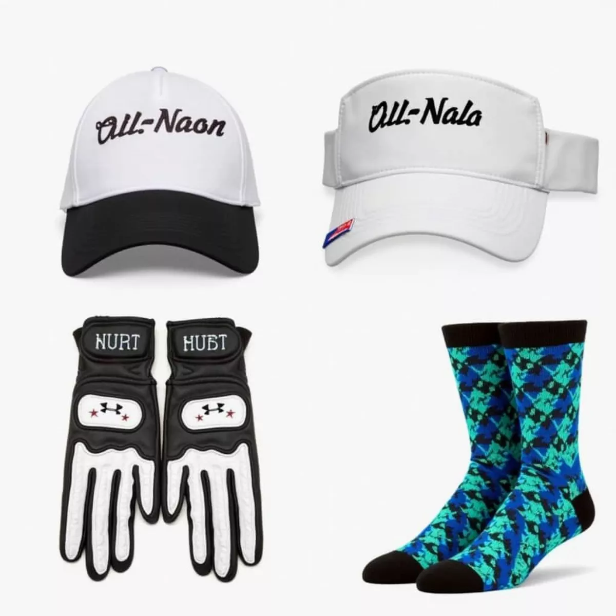 Golf Goodie Bag With Apparel And Accessories