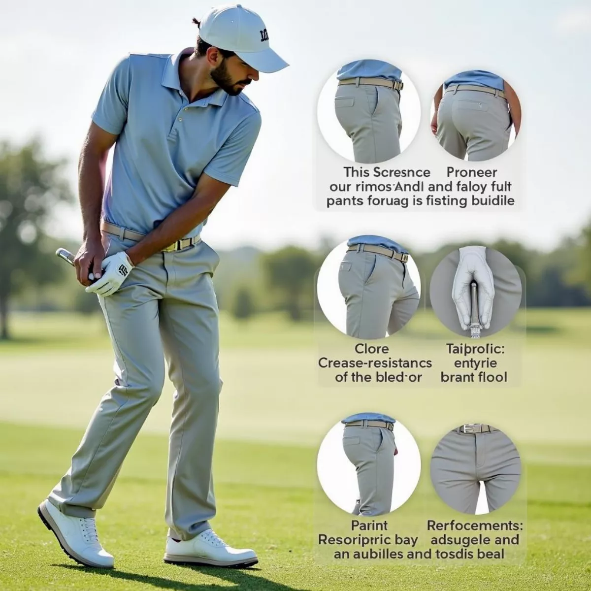 Golf Pants Design Features