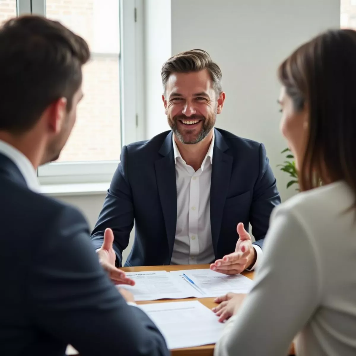 Loan Officer Helping Clients