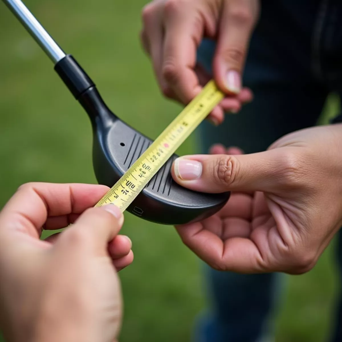 Measuring A Golf Club For A Cover