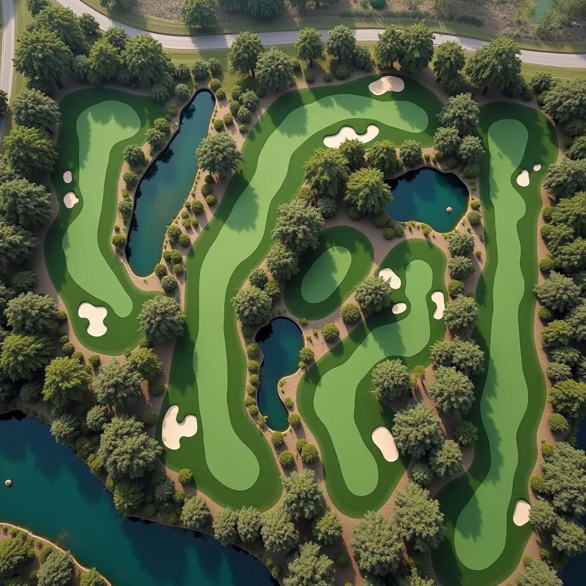 Pine Valley Golf Course Layout