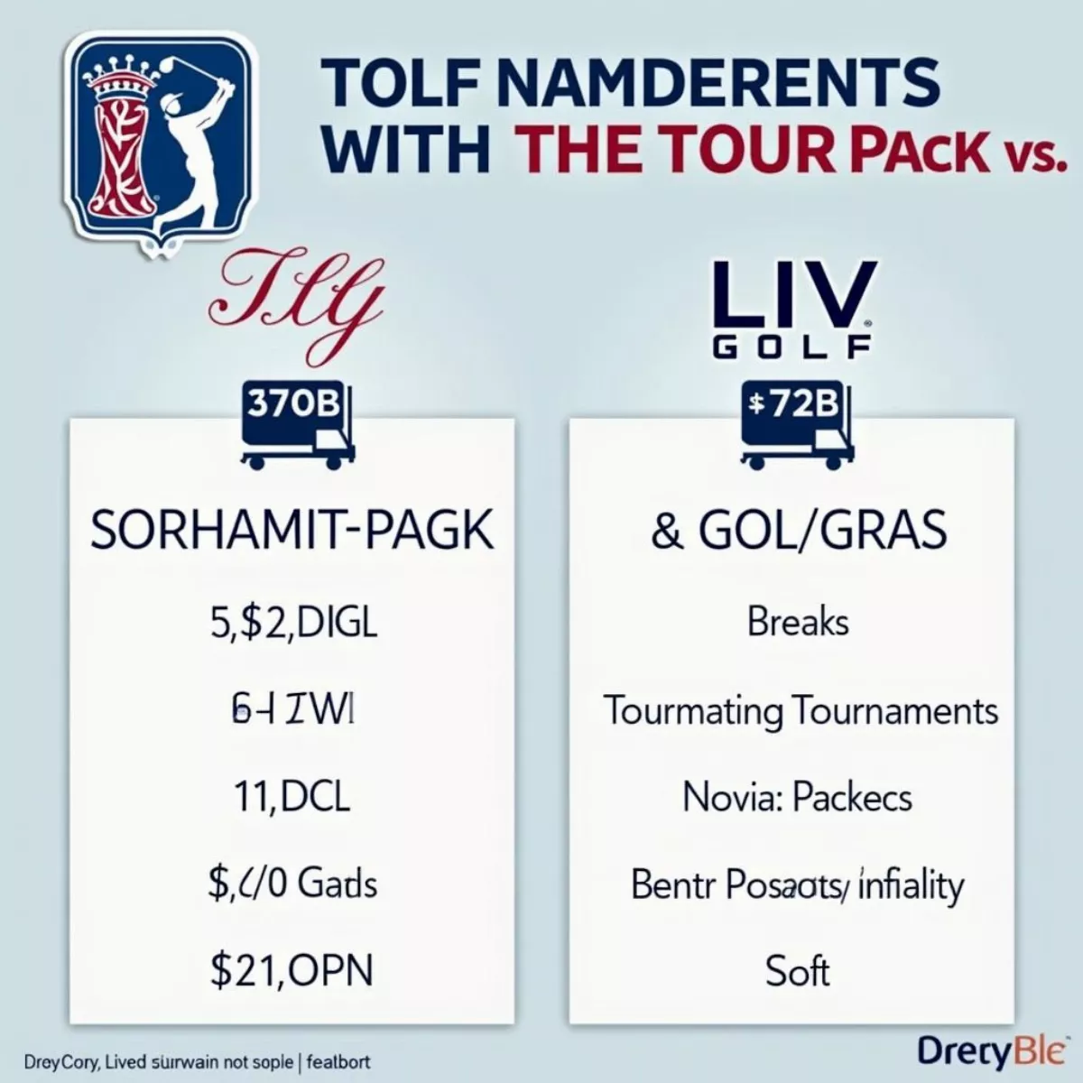 Pga Tour Vs. Liv Golf Schedule Comparison