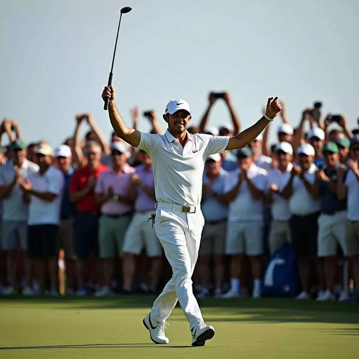 Rory Mcilroy Celebrating A Tournament Win