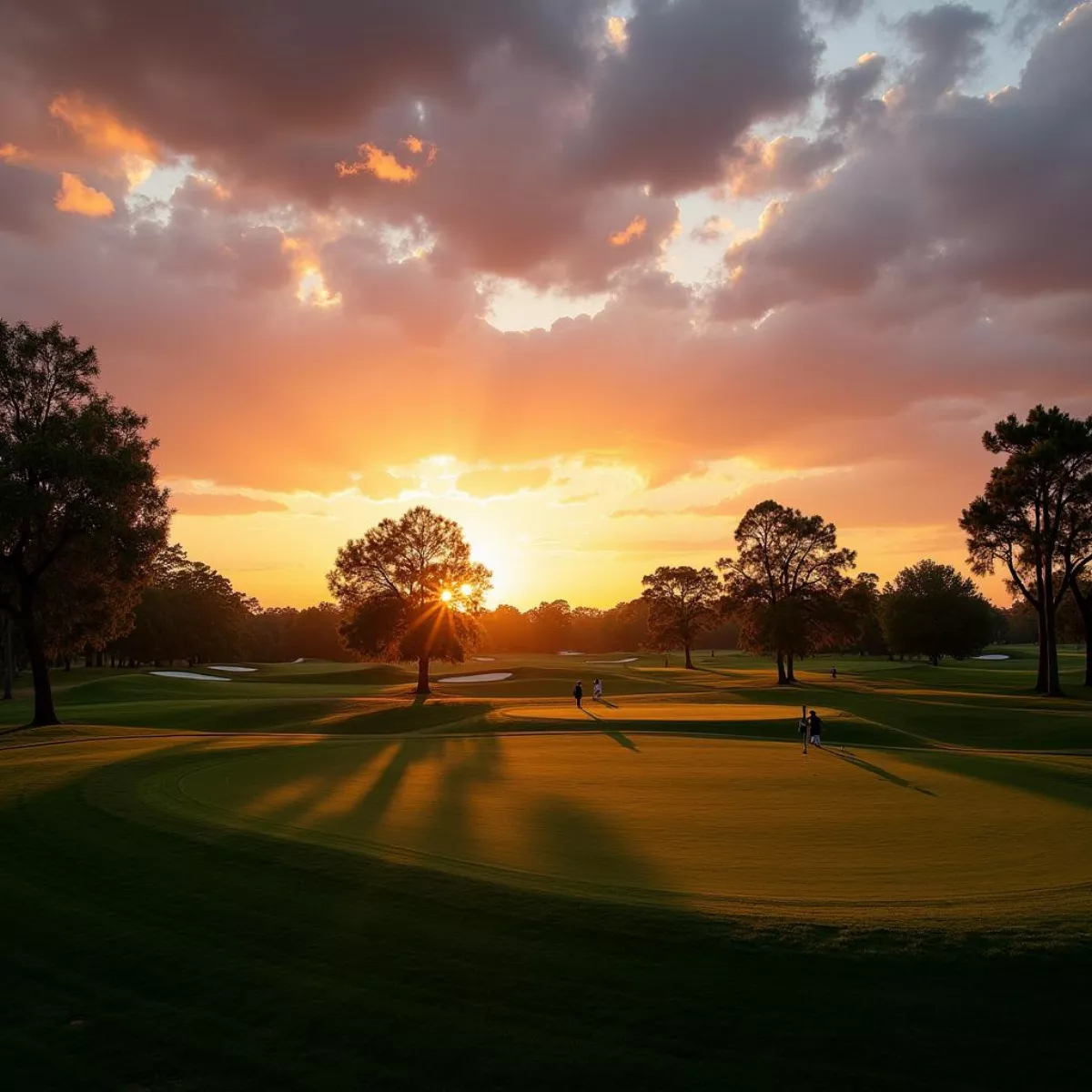 Seville Golf Course Sunset