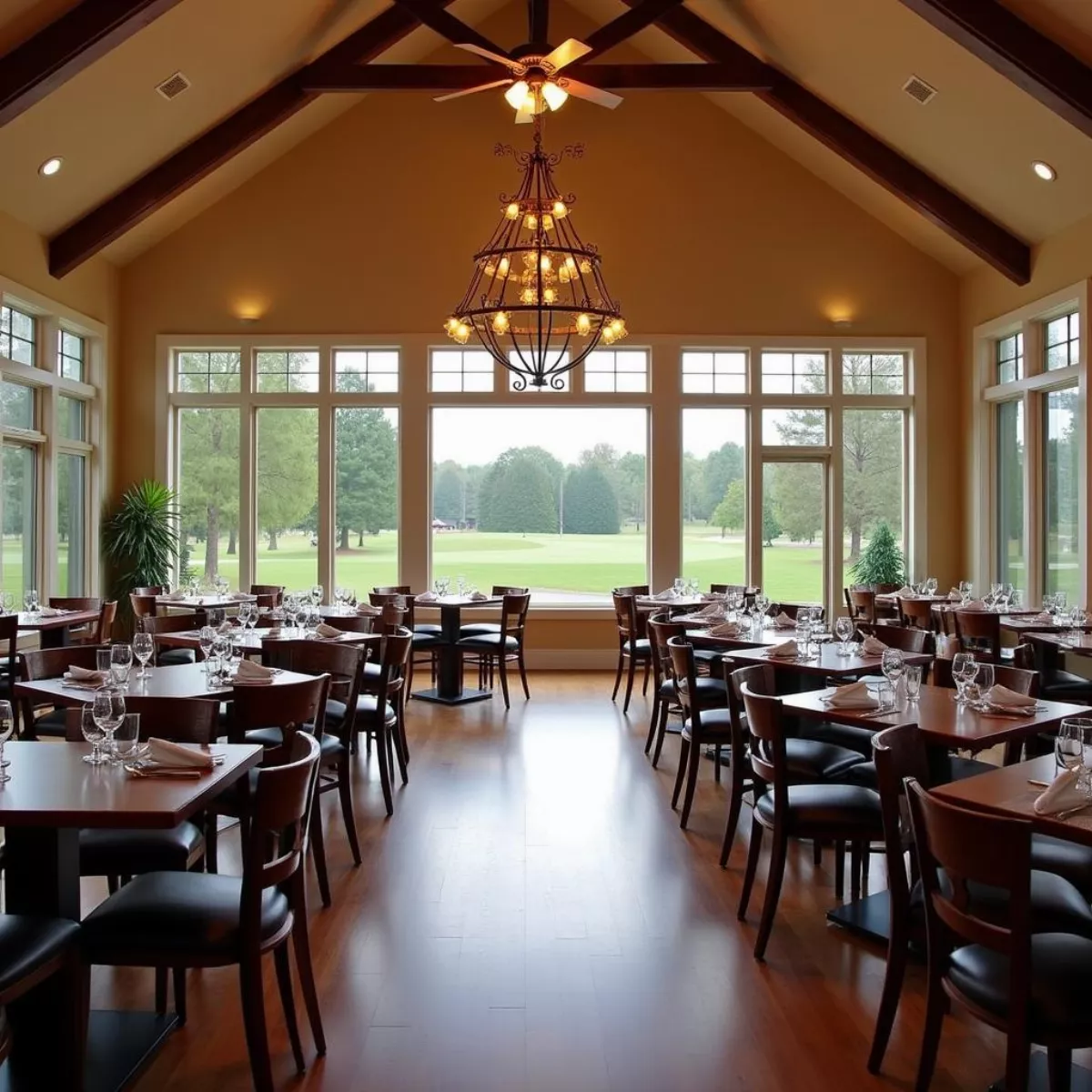 Spacious Dining Area At Southern Ridge Golf Club