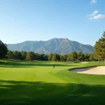 Scenic view of a golf hole at Southern Ridge