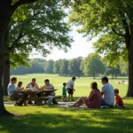 Admiral Baker Field picnic area