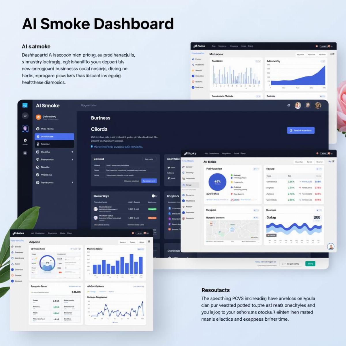 Ai Smoke Dashboard For Crm, Retail, And Healthcare