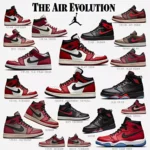 Evolution of Air Jordans