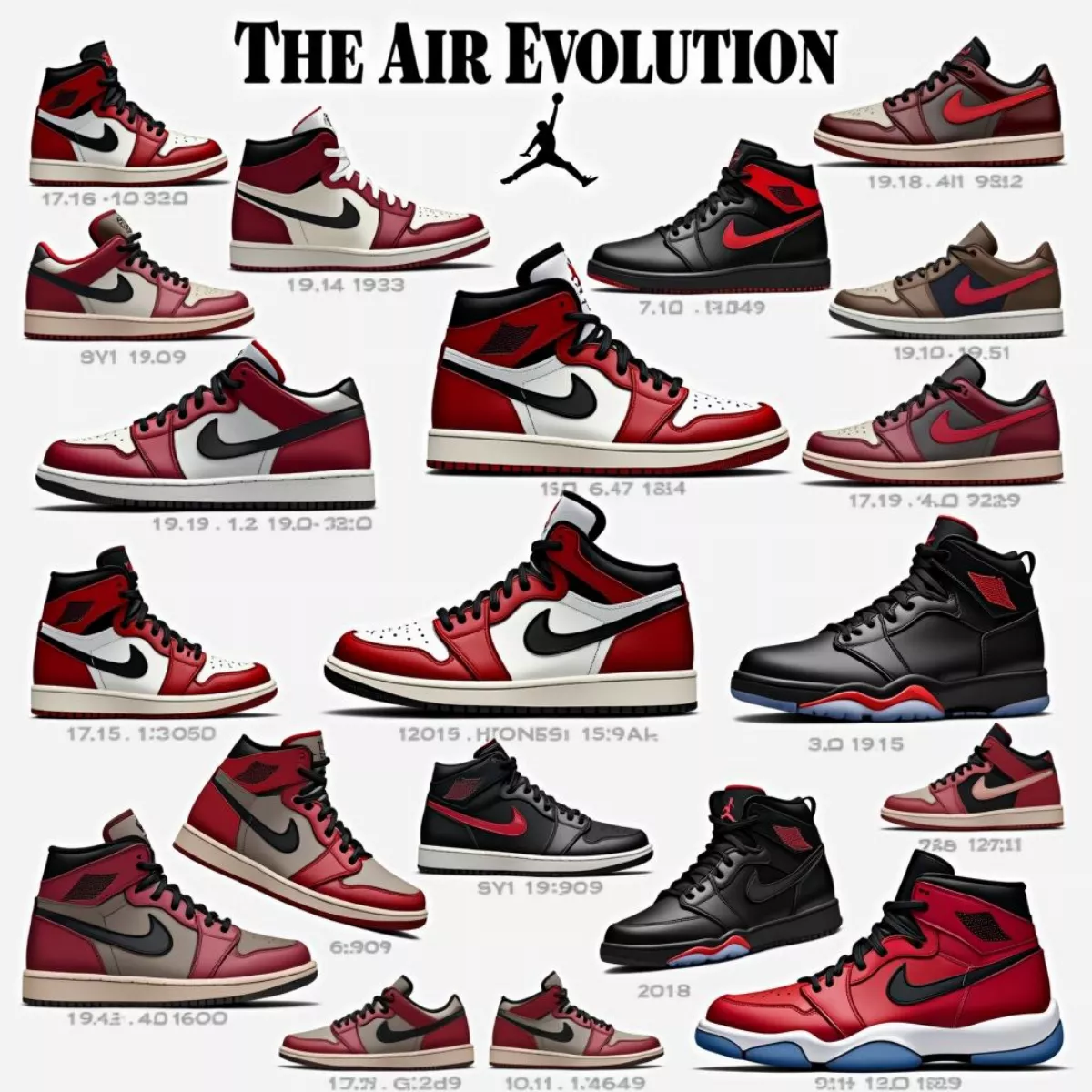 Evolution Of Air Jordans