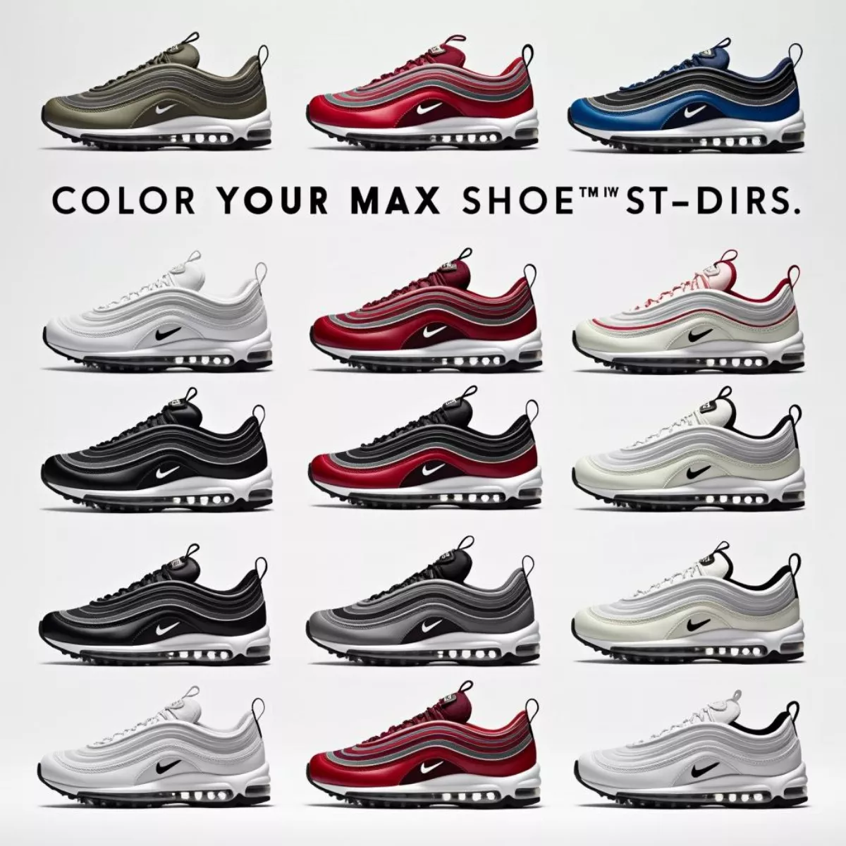 Variety Of Air Max 97 Golf Shoes Colorways