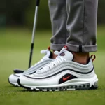 Air Max 97 Golf Shoes on a golfer