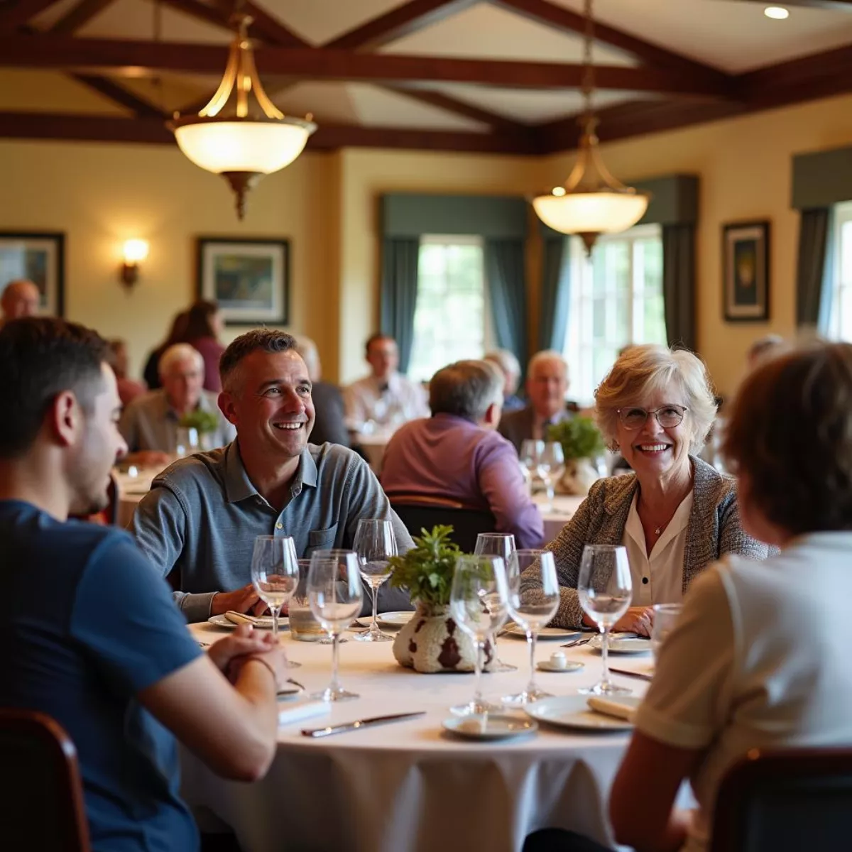 Almaden Country Club Members Socializing