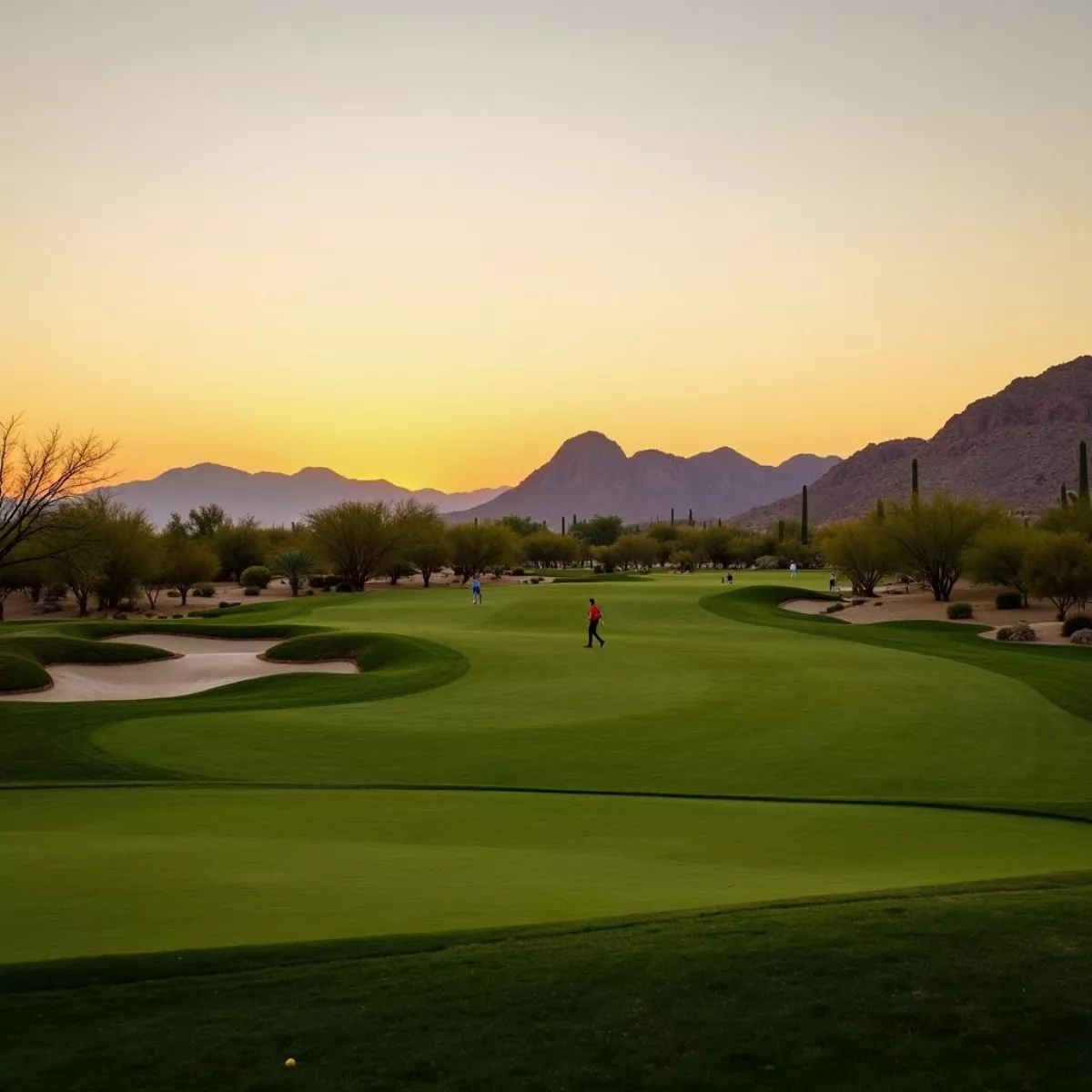 Apache Wells Golf Club 18Th Hole