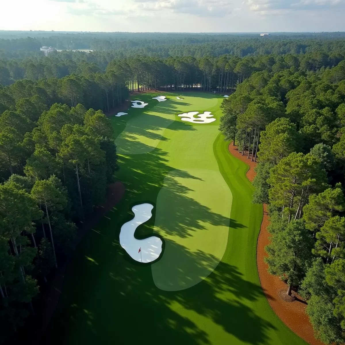 Augusta National Golf Course Aerial View