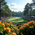 Augusta National Golf Course during the Masters Tournament