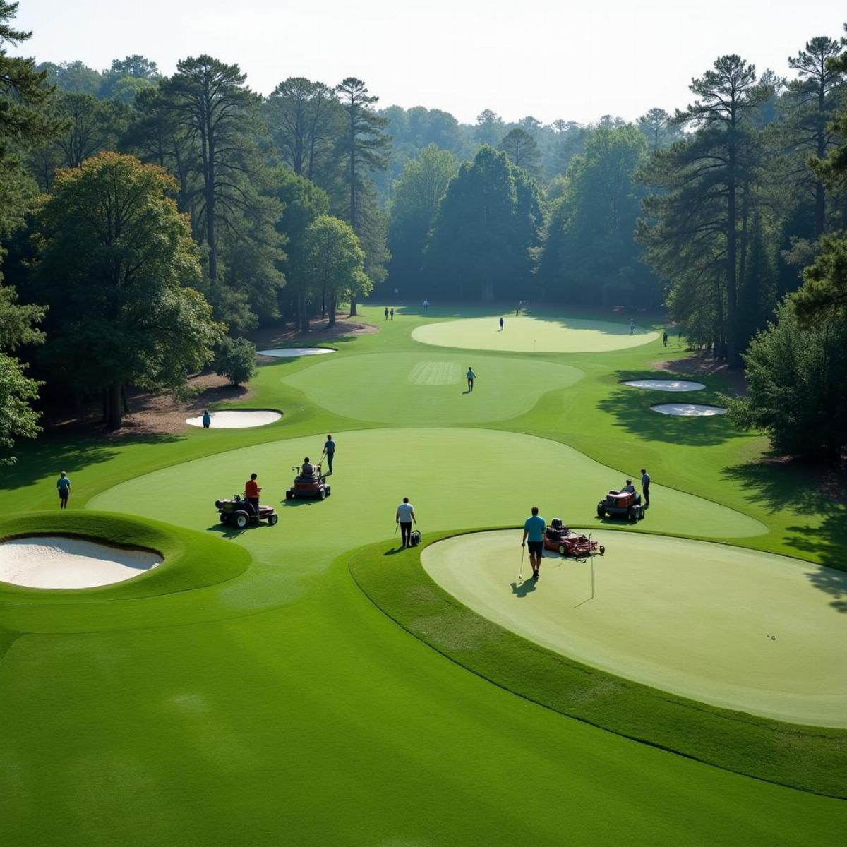 Augusta National Golf Course Maintenance Crew