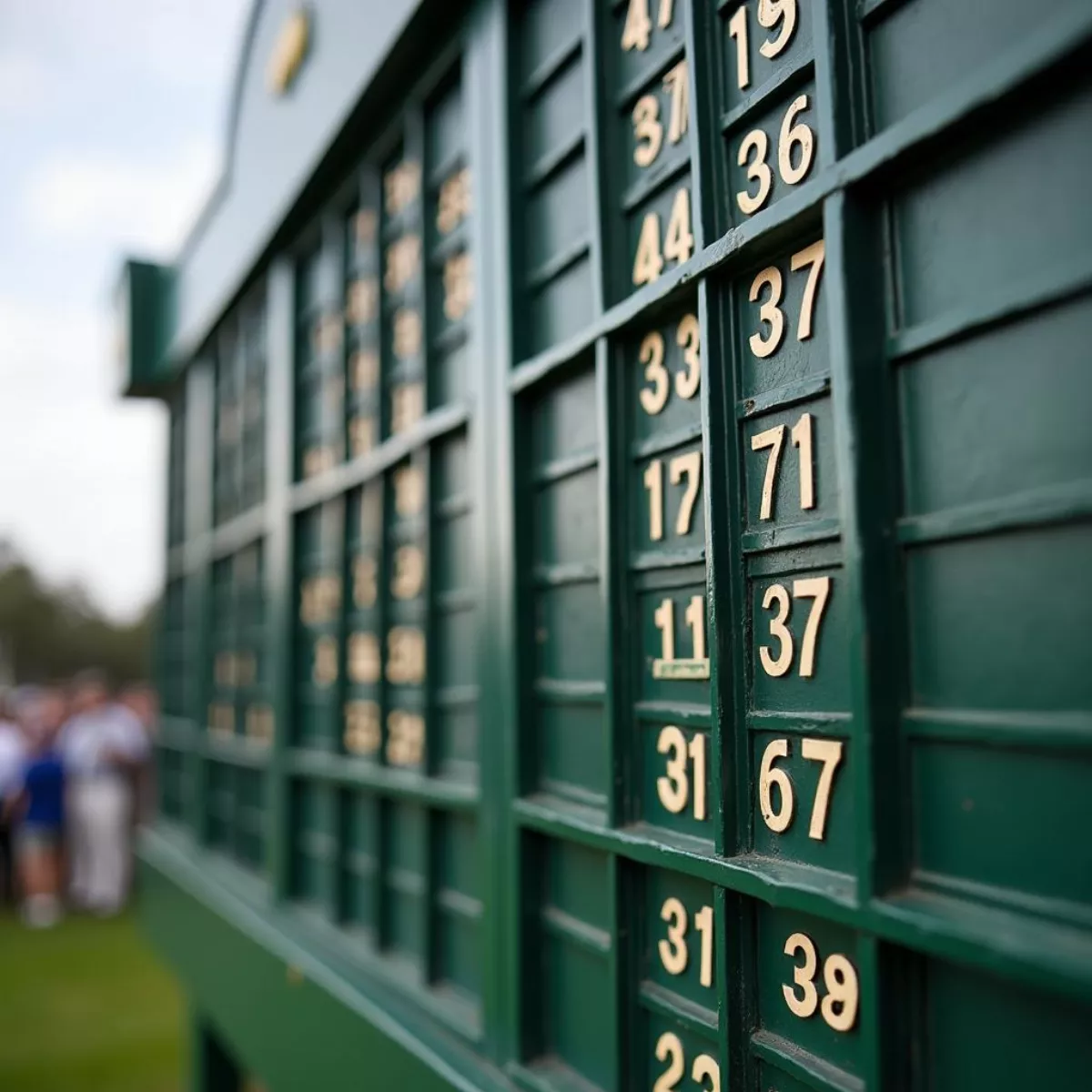 Leaderboard At Augusta National