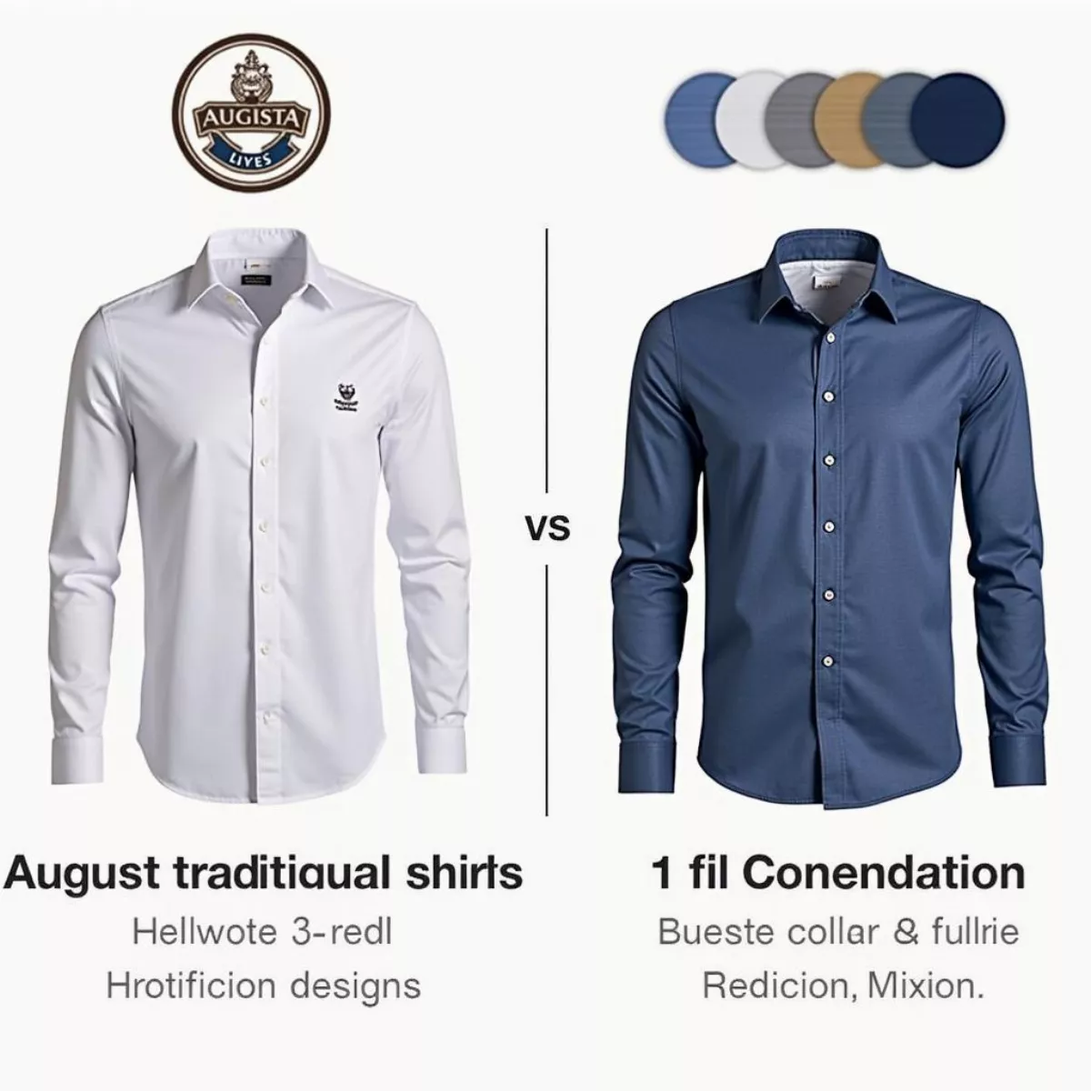 Augusta Shirt Designs: Classic vs. Contemporary