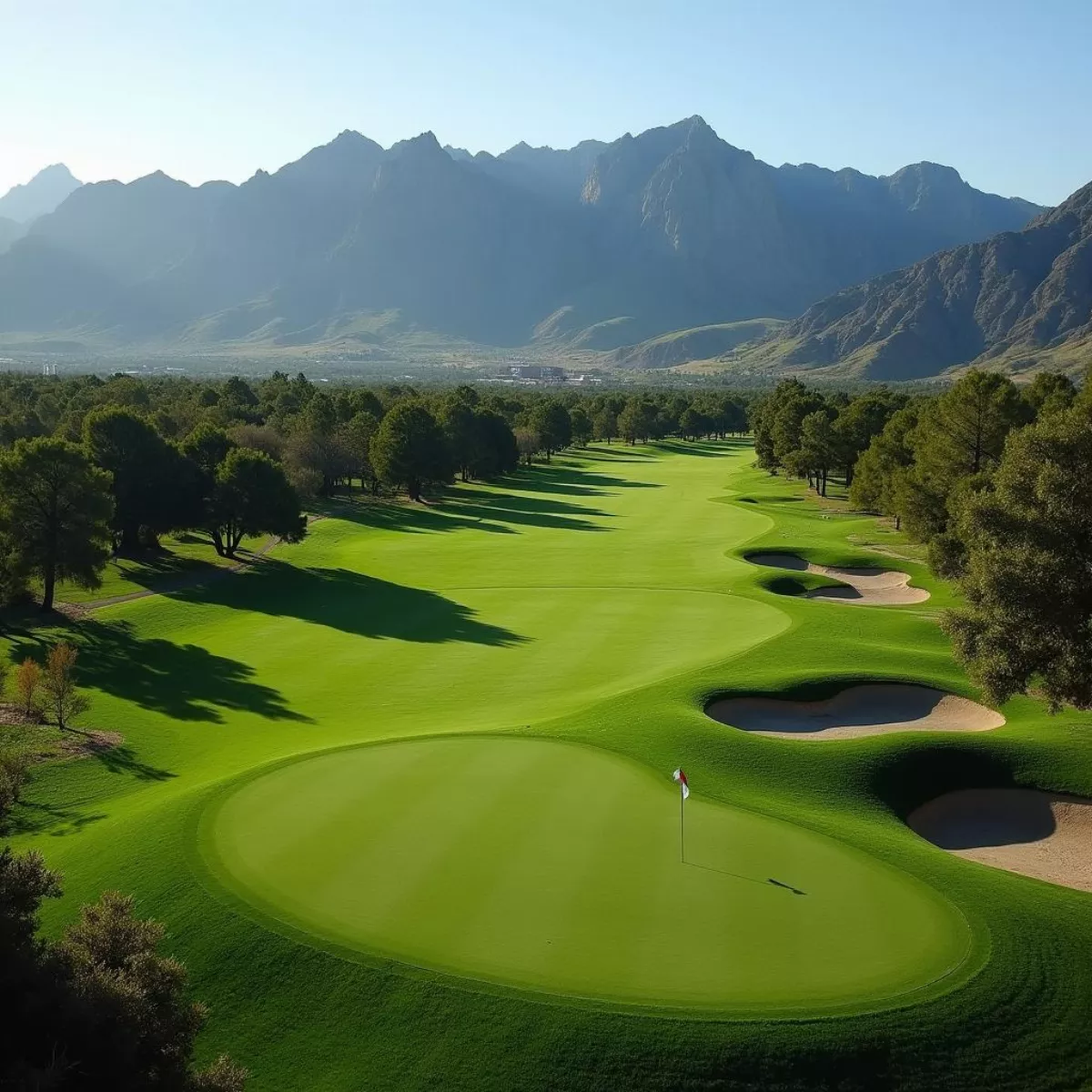 Avondale Golf Course With Mountain Backdrop