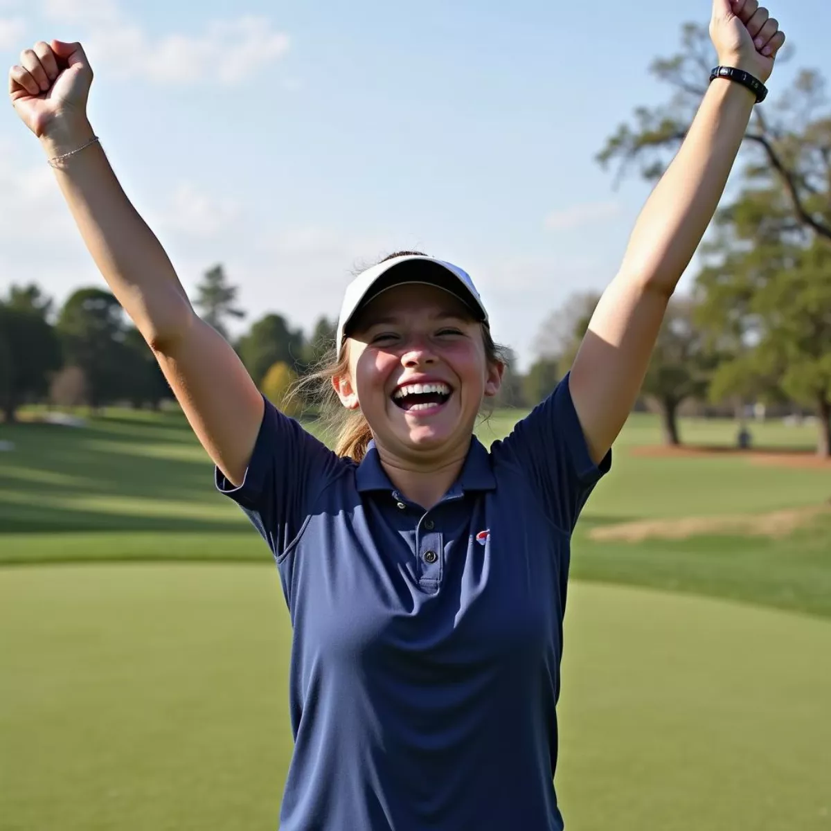 Bailey Shoemaker Celebrates Victory