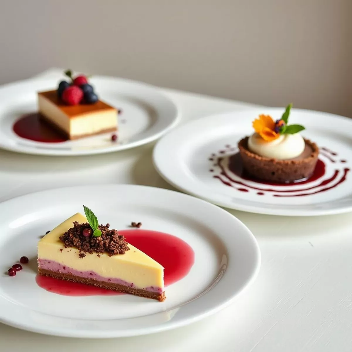 Examples Of Beautifully Plated Desserts