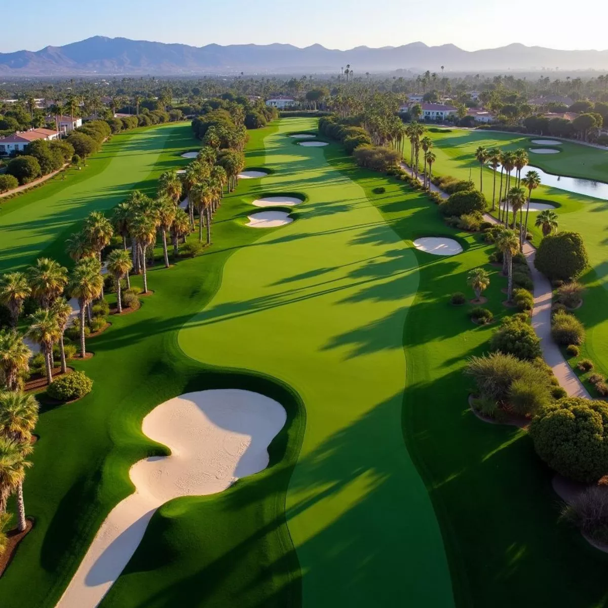 Bermuda Dunes Country Club Aerial View