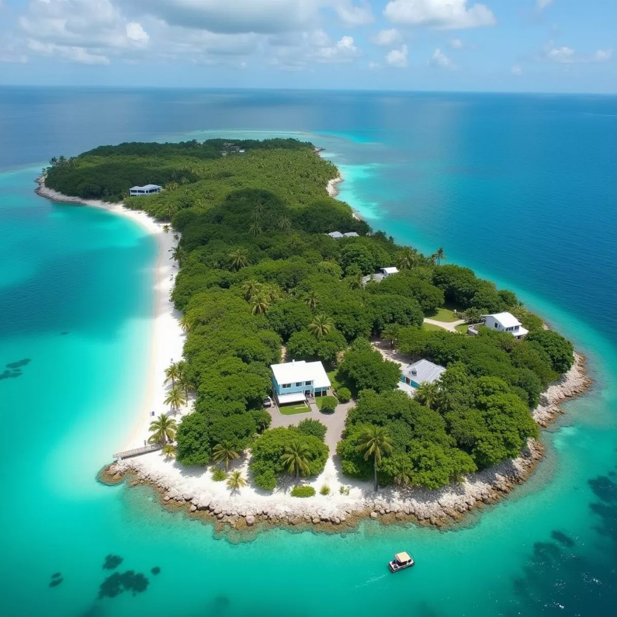 Bimini Island Aerial View