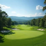 Scenic view of Boundary Oak Golf Course