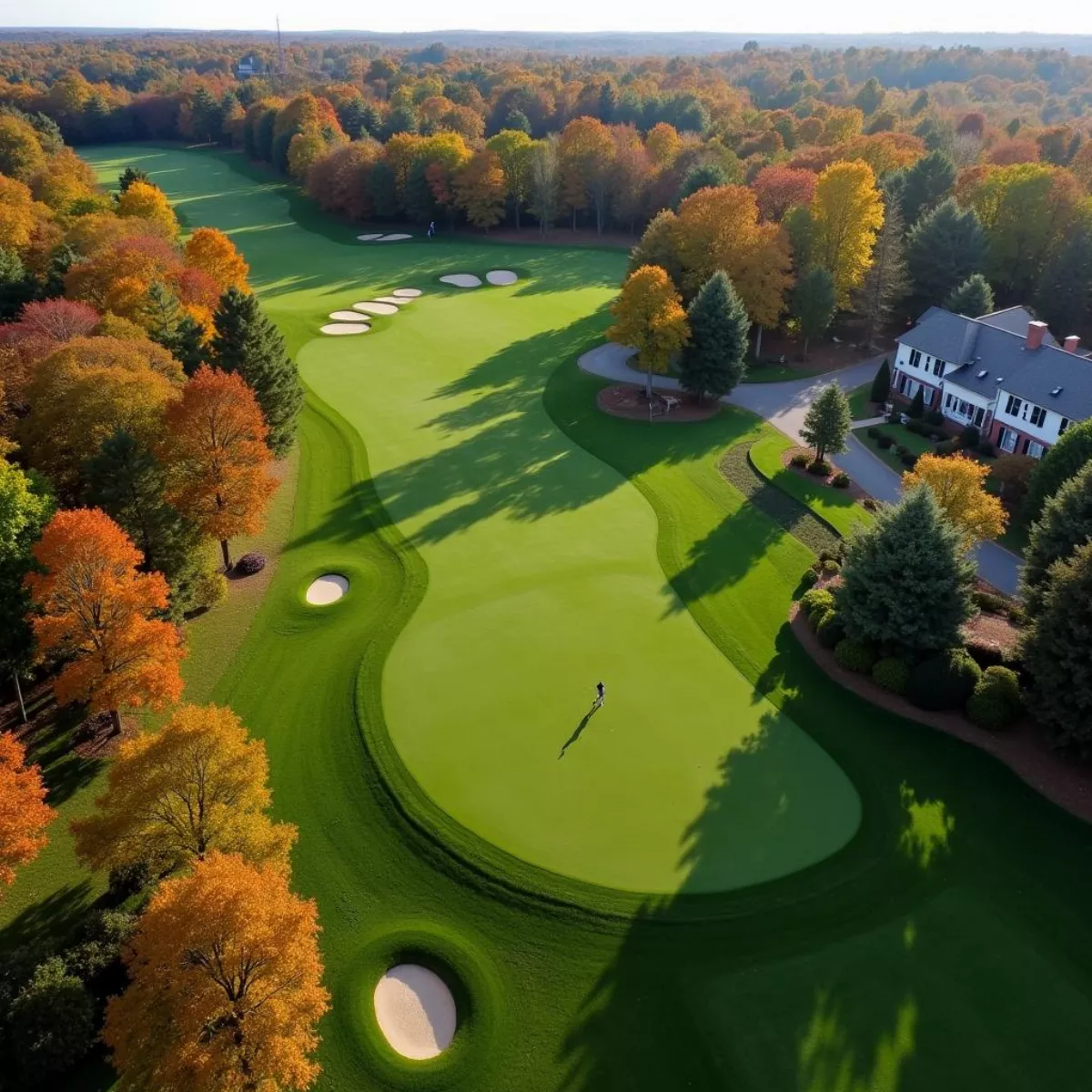 Bradford Country Club Aerial View