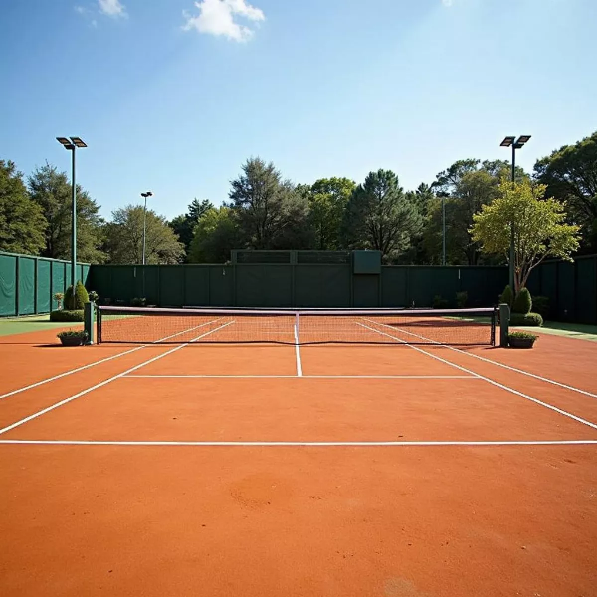 Tennis Court At Braemar Country Club