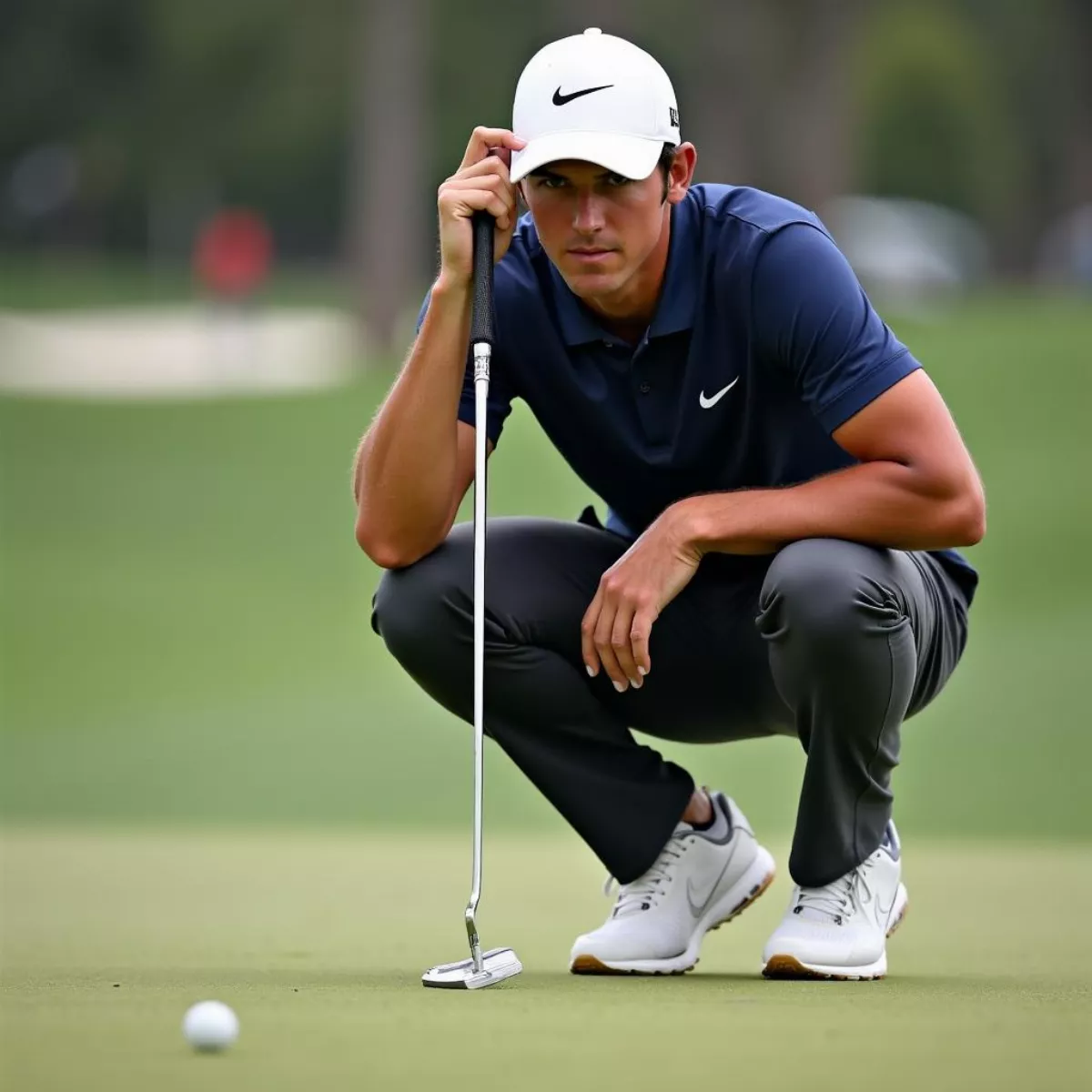 Brooks Koepka Putting On Green