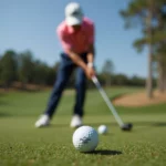 Brooks Koepka using TaylorMade TP5x golf ball