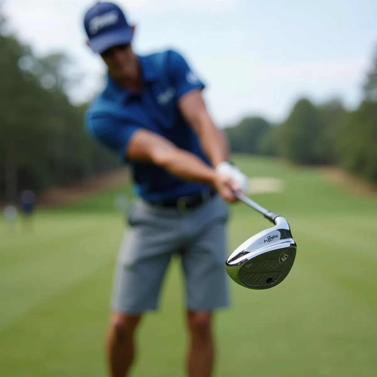 Bryson Dechambeau Hitting An Iron Shot