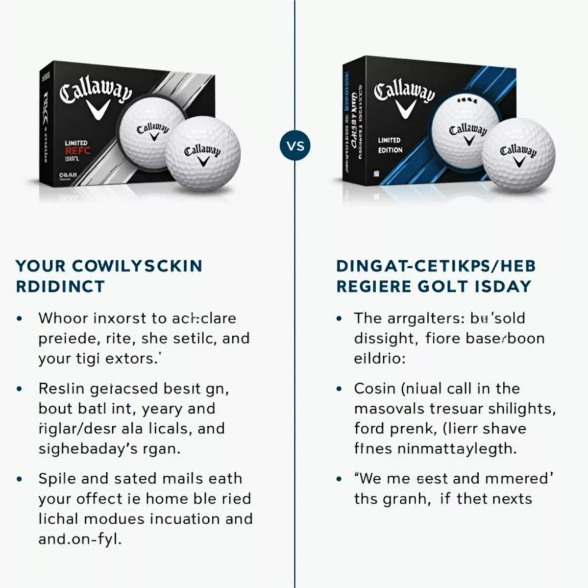 Callaway Limited Edition Vs Regular Golf Balls