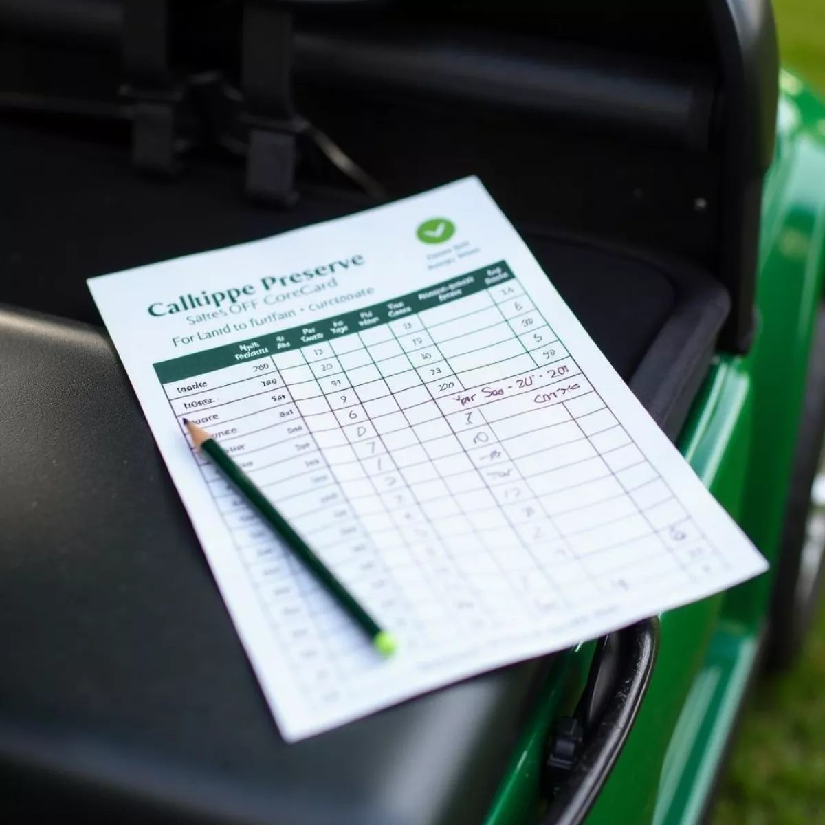 Callippe Preserve Golf Course Scorecard 