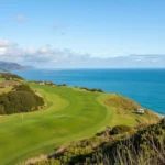 Cape Kidnappers golf course with ocean view