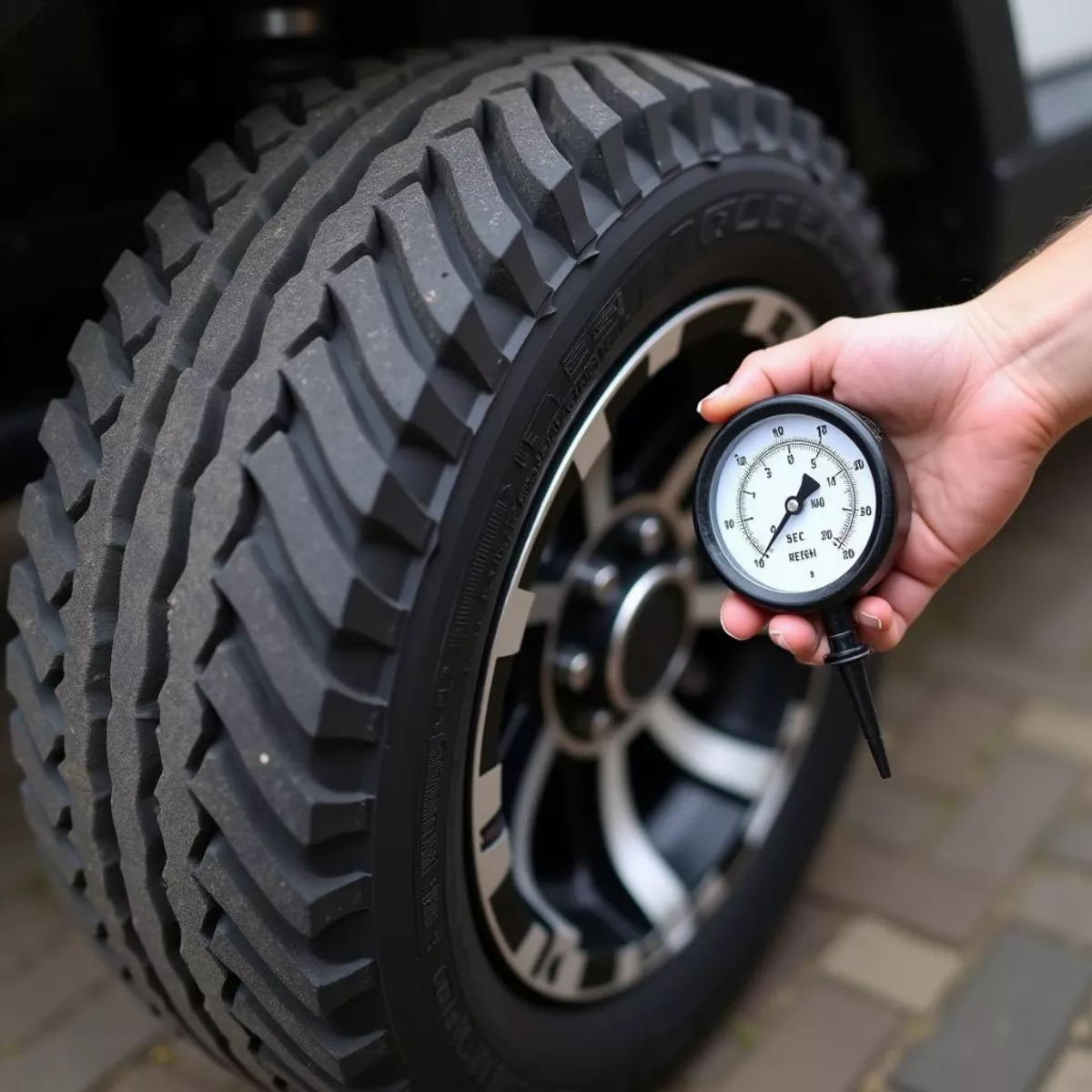 Checking Yamaha Golf Cart Tire Pressure